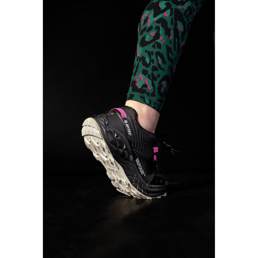 Hi-Tec Fuse Trail Low Trainers Black/Cool Grey/Cyclamen