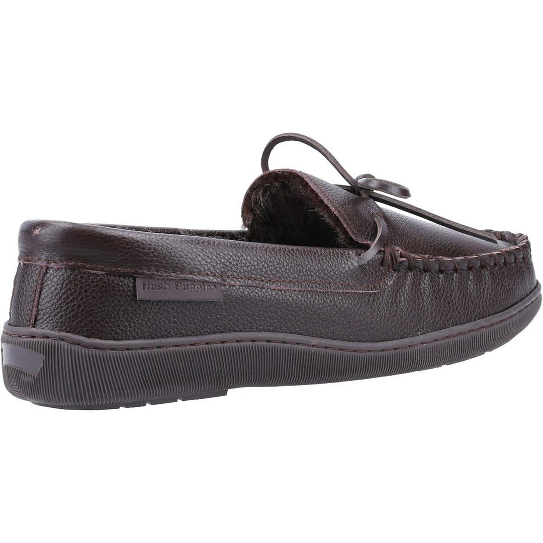 Hush Puppies Ace Leather Slipper Brown