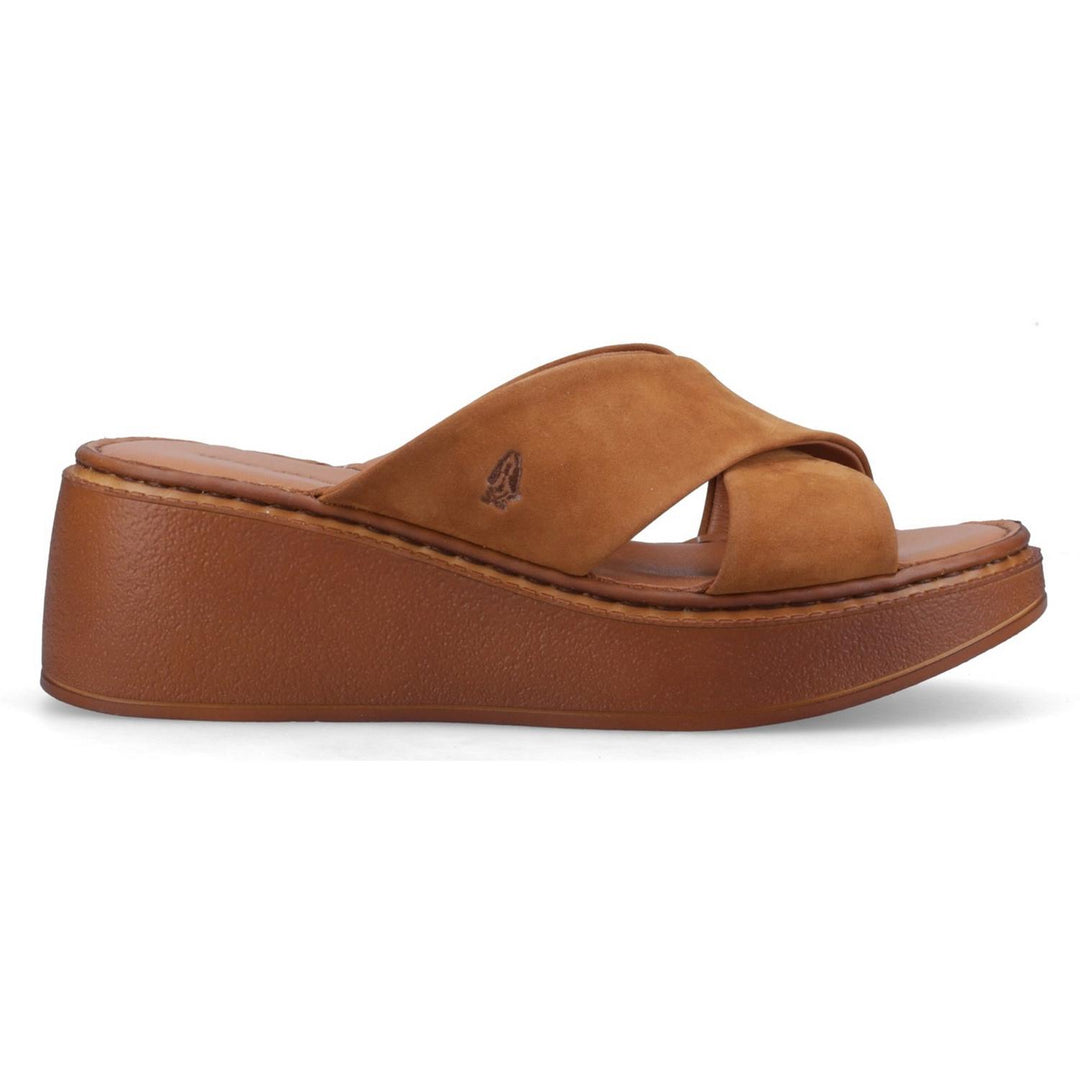 Bobbi Wedge Sandal Tan Nubuck