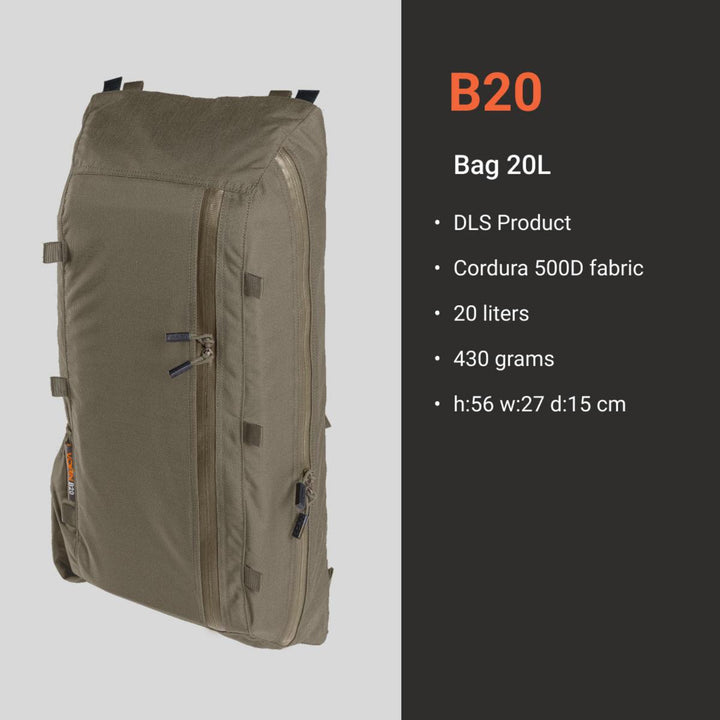 Vorn B20 - Bag 20L - Fog Green