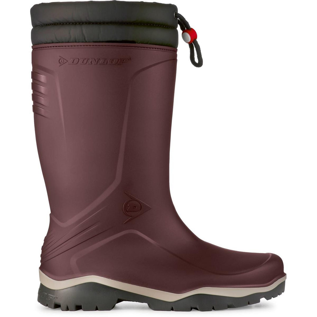 Dunlop Blizzard Wellington Burgundy/Grey/Black