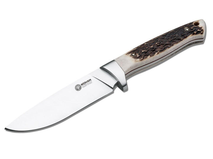 Böker Arbolito Hunter Stag Fixed Blade Hunting Knife