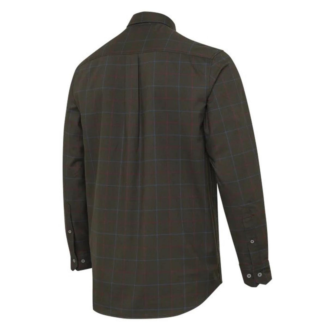 Beretta JARGO STRETCH SHIRT Bark & Burgundy Check