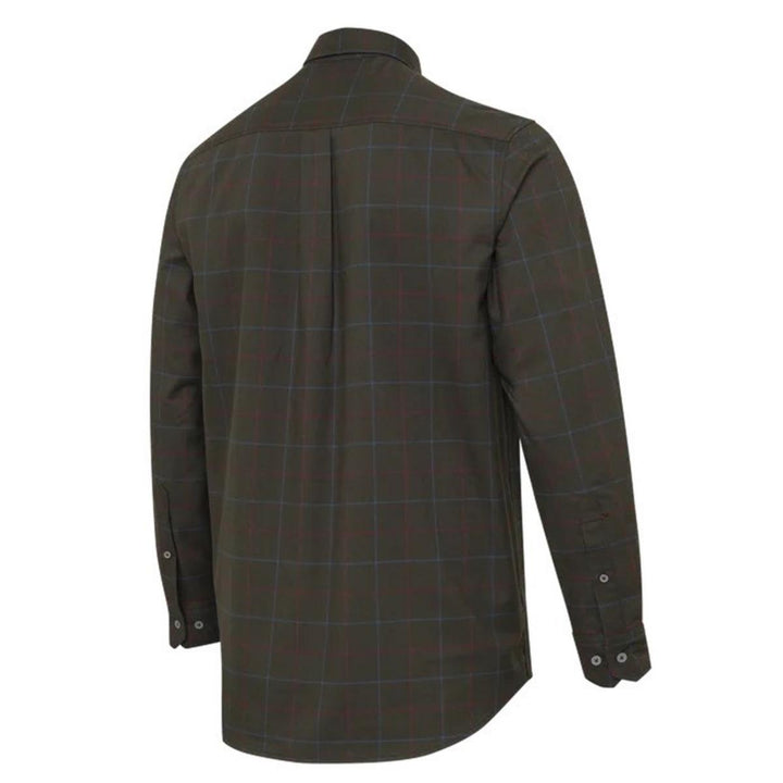 Beretta JARGO STRETCH SHIRT Bark & Burgundy Check