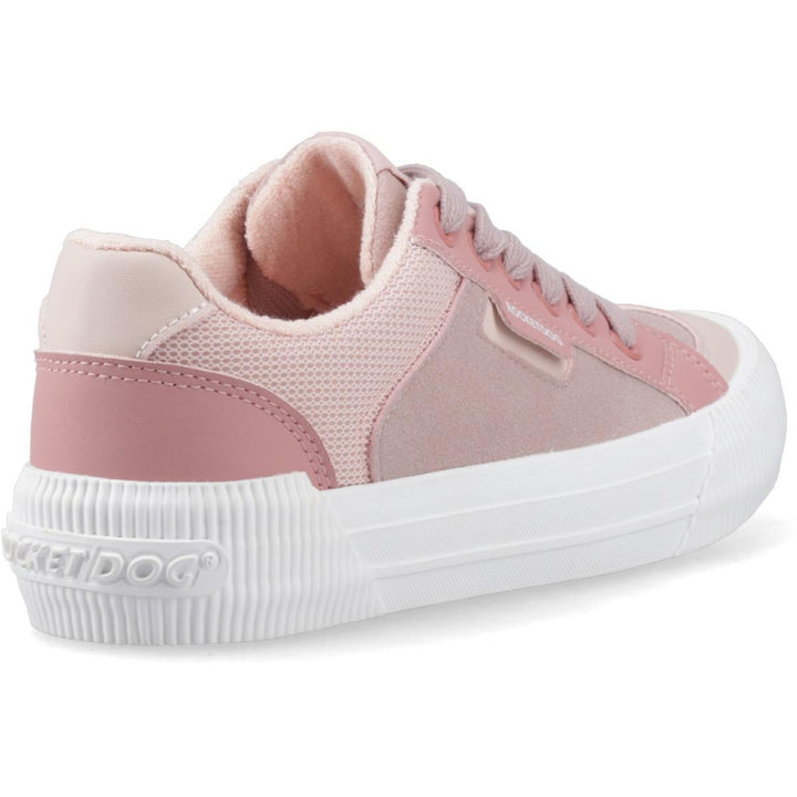 Rocket Dog Cheery Blocked Fabric Shoes Mauve/Pink – view 2