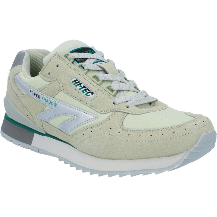 Hi-Tec Silver Shadow OG Shoes Silver/Grey/Green