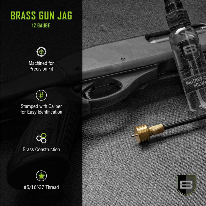 Breakthrough Clean Brass Cleaning Jag 12 Gauge