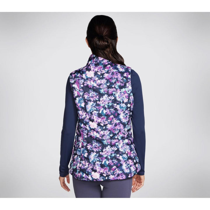 Skechers Performance Go Shield Misty Floral Vest Blue/Lavender