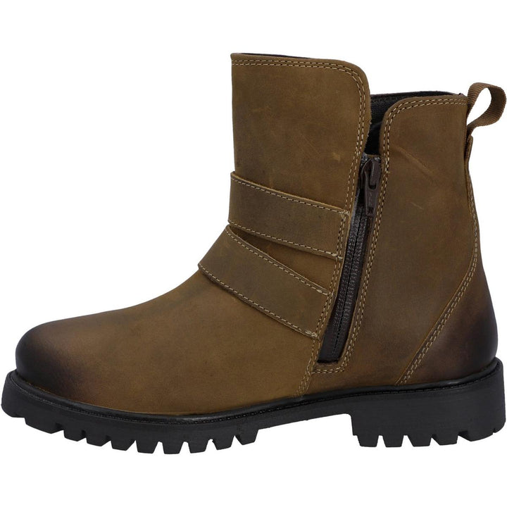 Hunter Ness Ankle Boot Dark Tan