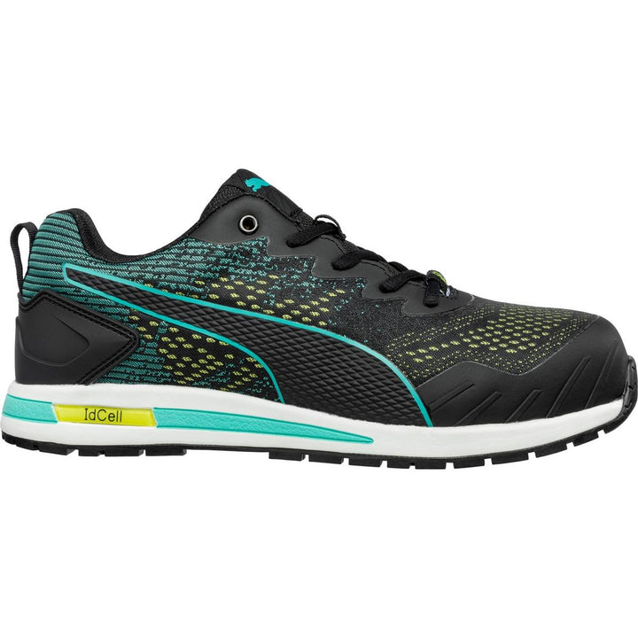 Puma Safety Vivid Green Heart Low Trainer Black/Blue