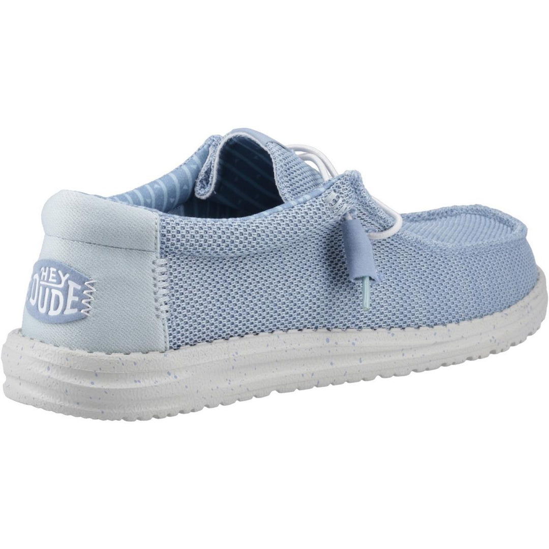 HEYDUDE Wally Stretch Sox Shoes Cloud Blue/Dawn Blue