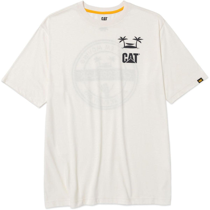 Caterpillar Graphic Tee Vanilla