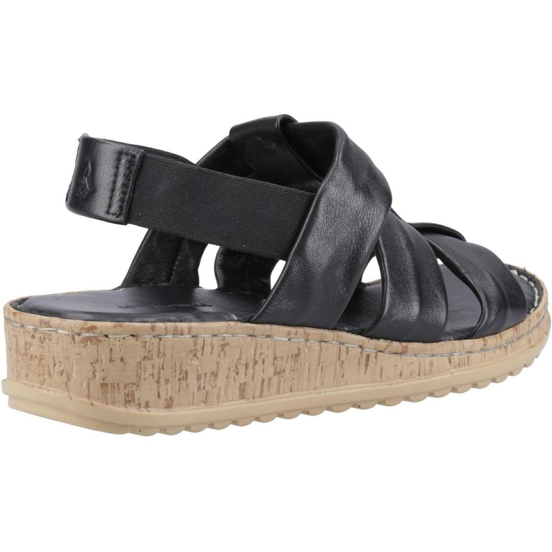 Hush Puppies Eden Wide Fit Sandal Black