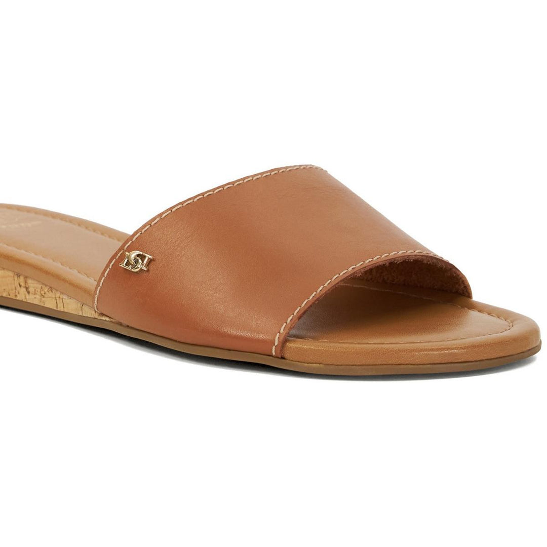 Dune Lino Sandal Tan