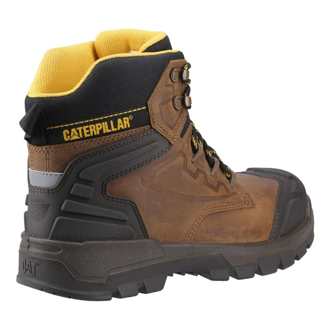 Caterpillar STRIVER XL 6" Safety Boot Dark Beige/Black/Yellow