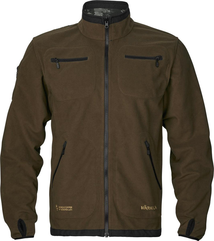 Harkila Kamko NOCTYX WSP rev. fleece jacket AXIS MSP®Black/W