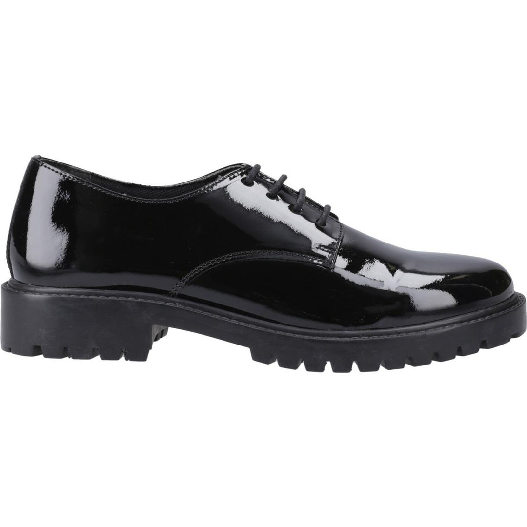 Hush Puppies Aubrey Lace Up Patent Snr – view 5