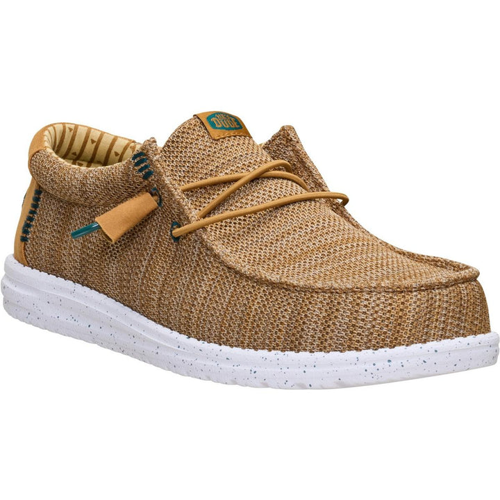 HEYDUDE Wally Stretch Sox Slip on Shoe Bone Brown/Multi