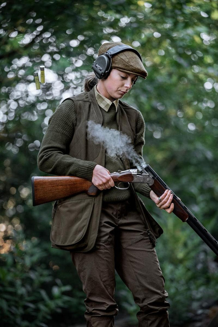 Harkila Skye shooting waistcoat W Willow green/Shadow