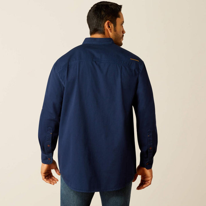 Ariat Mens Rebar Washed Twill Work Shirt – view 4