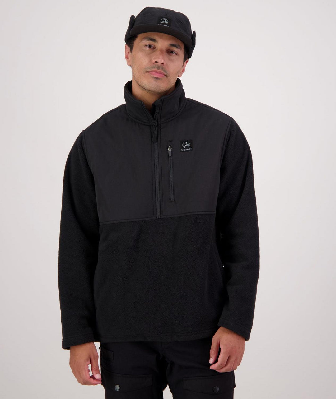 Swanndri Men's High Rock Hybrid Fleece Pullover