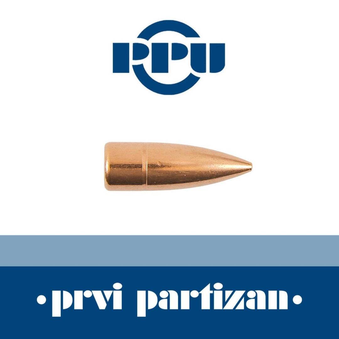 PPU Prvi Partizan 7.62mm (.310) 123gr FMJ Bullets, Pack of 100