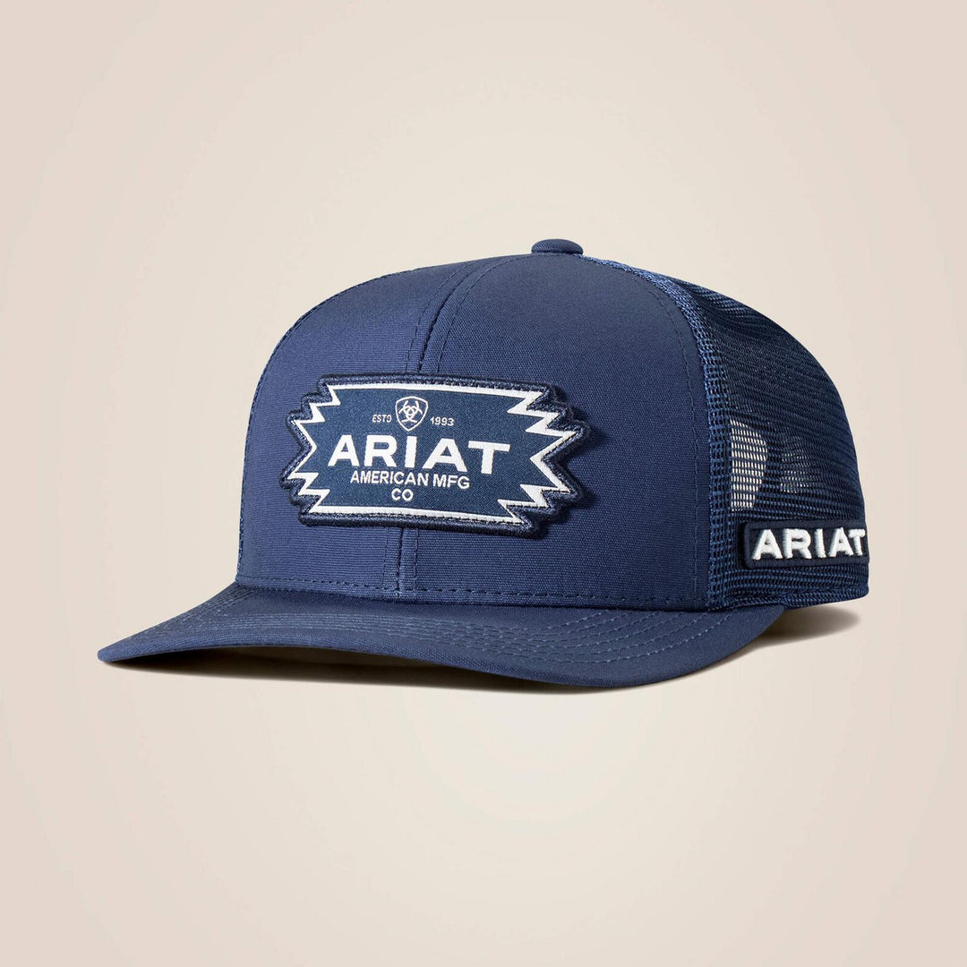 Ariat M F Mens Aztec Logo Patch Cap Tan
