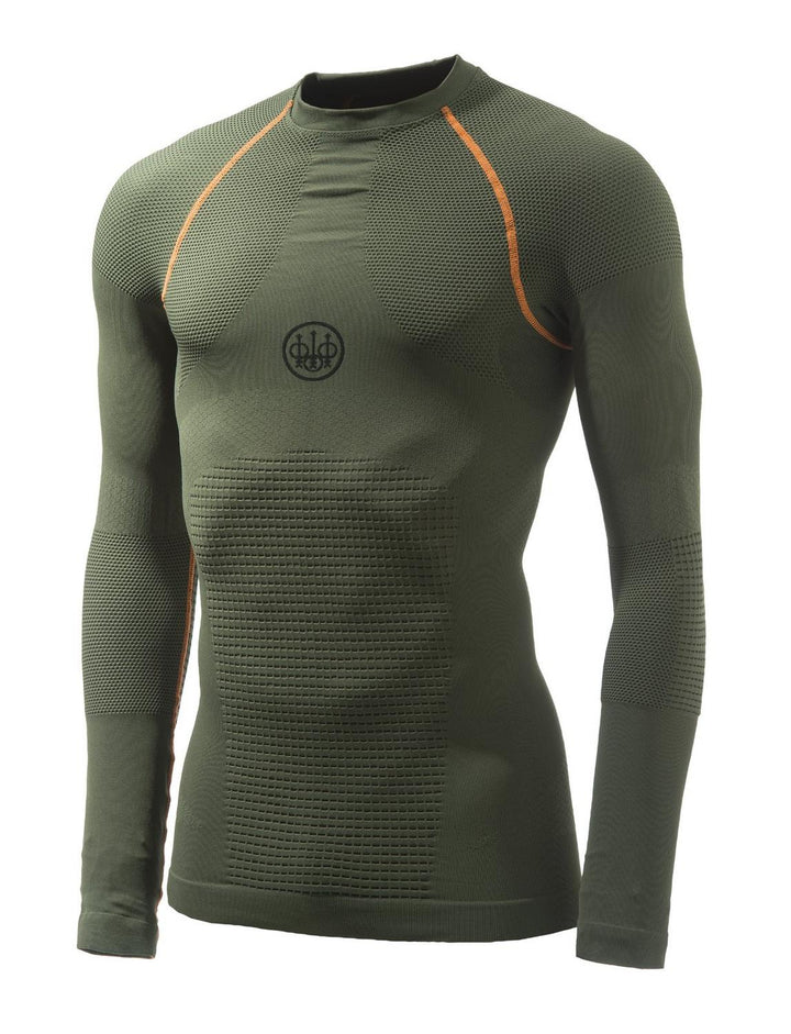 Beretta Body Mapping 3D Long Sleeve Base Layer Green – view 3