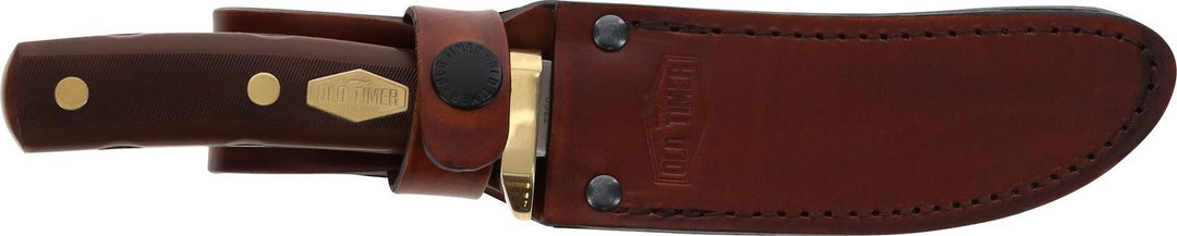 Old Timer Woodsman Fixed Blade Knife Inc Sheath 5 Inch Blade /