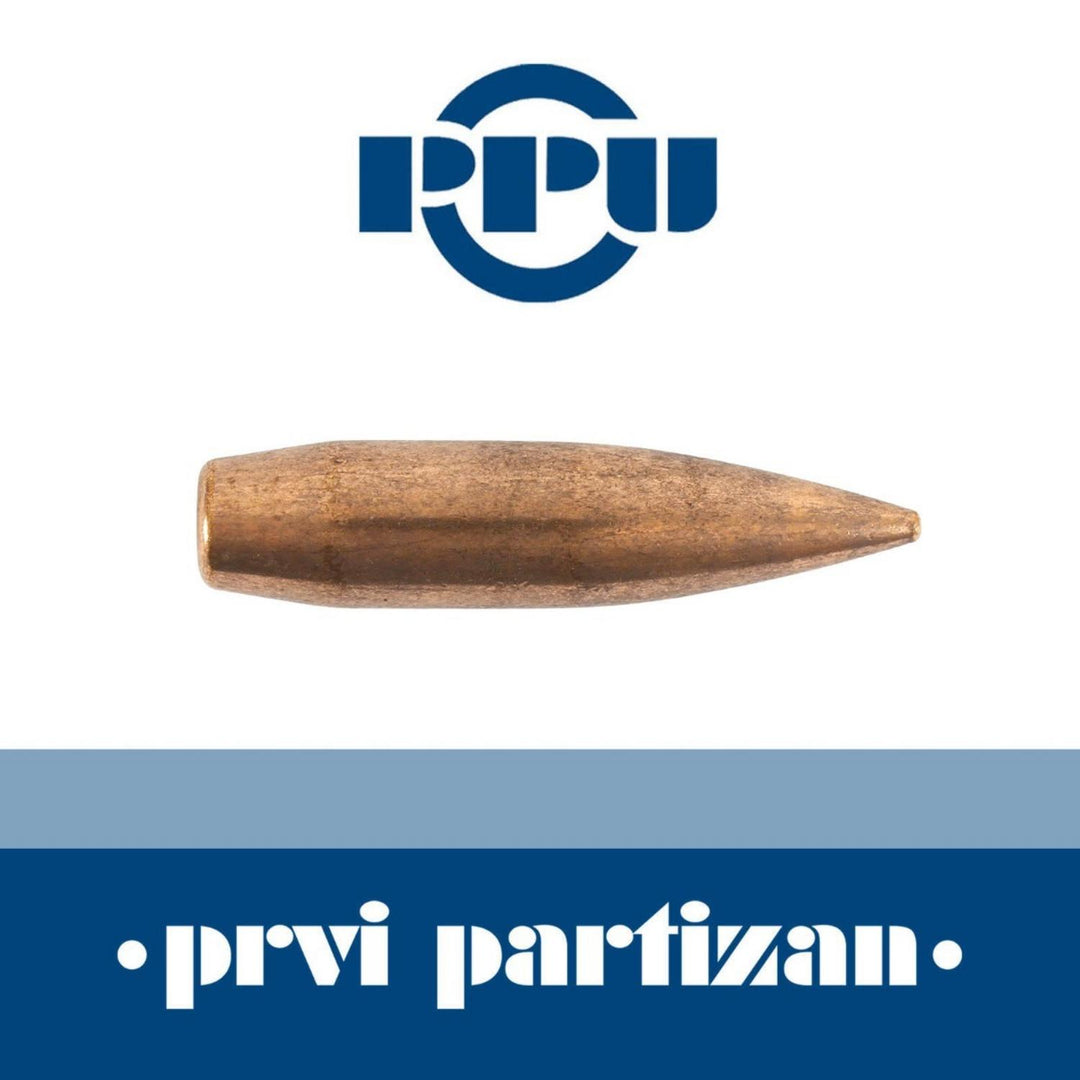 PPU Prvi Partizan .308 175gr FMJ Match Bullets, Pack of 100