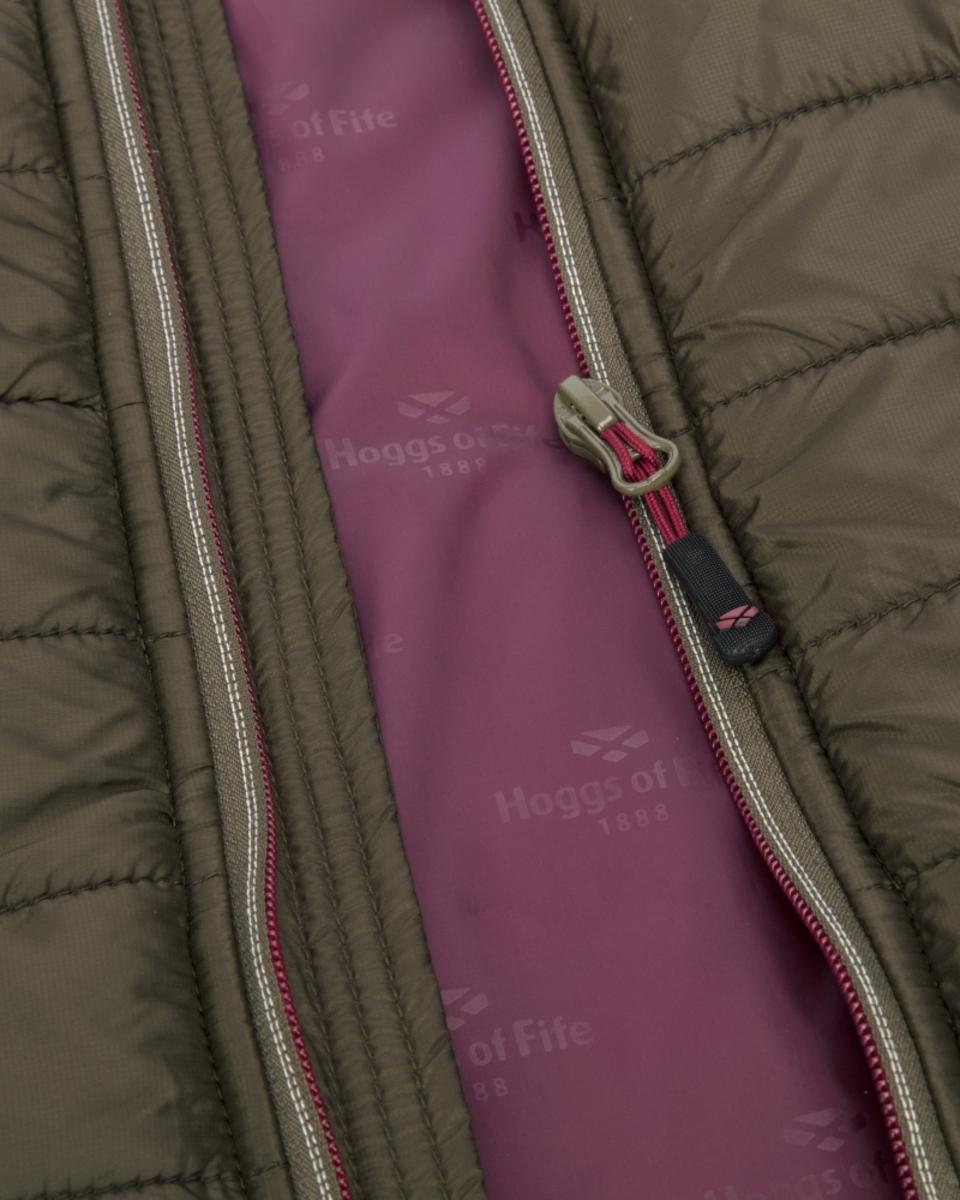 Hoggs of Fife Kingston Lightweight Quilted Jacket - Olive/Wi