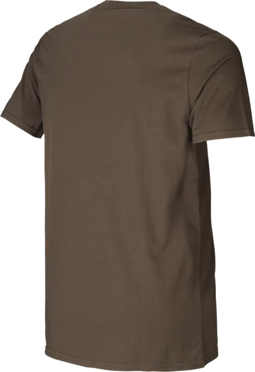 Härkila Graphic T-Shirt 2-Pack Willow Green/Slate Brown