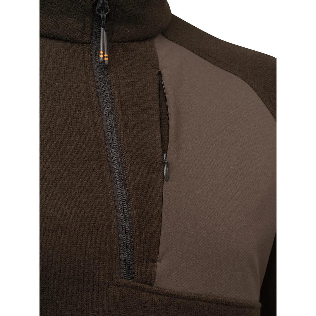 Beretta ABISKO HALF ZIP FLEECE Brown Bark