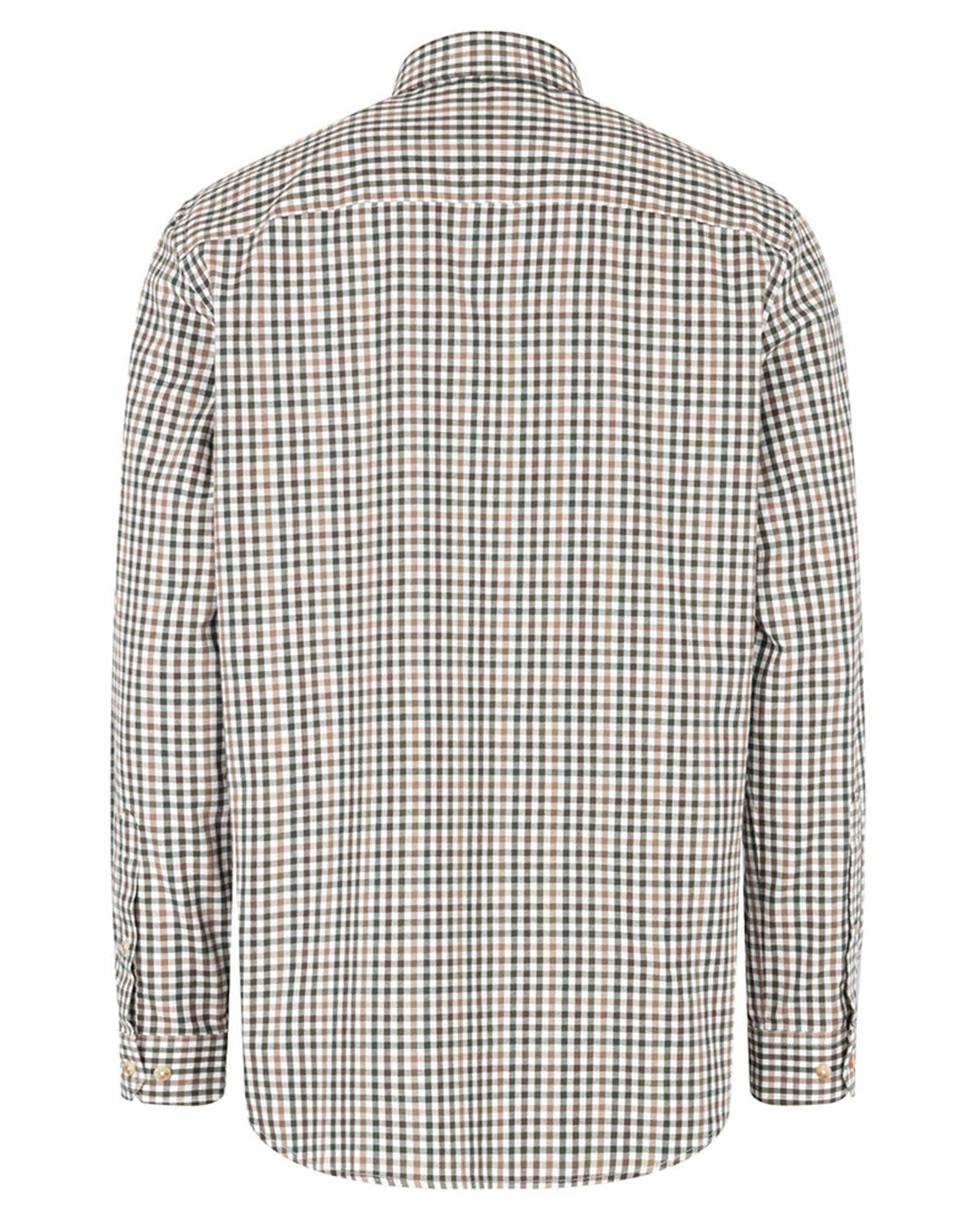 Hoggs of Fife Garvock Cotton Twill Herringbone Check Shirt – view 2