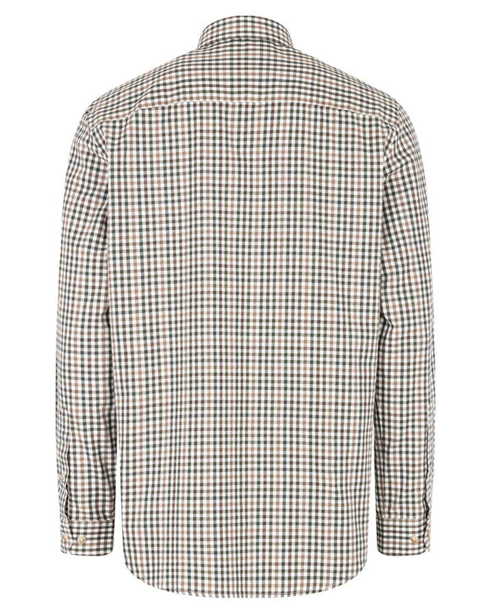 Hoggs of Fife Garvock Cotton Twill Herringbone Check Shirt – view 2