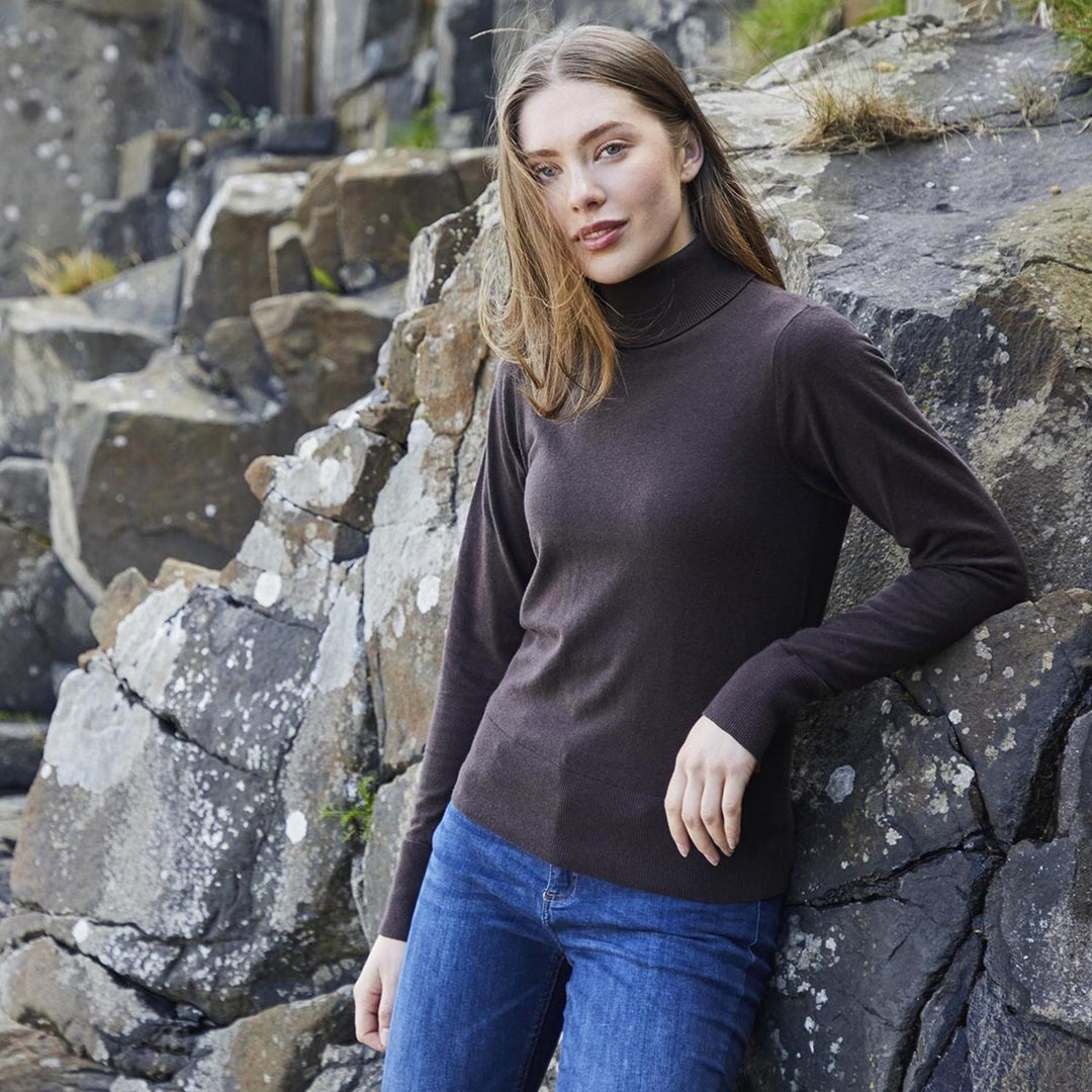 Ridgeline Womens Melford Knit Roll Neck