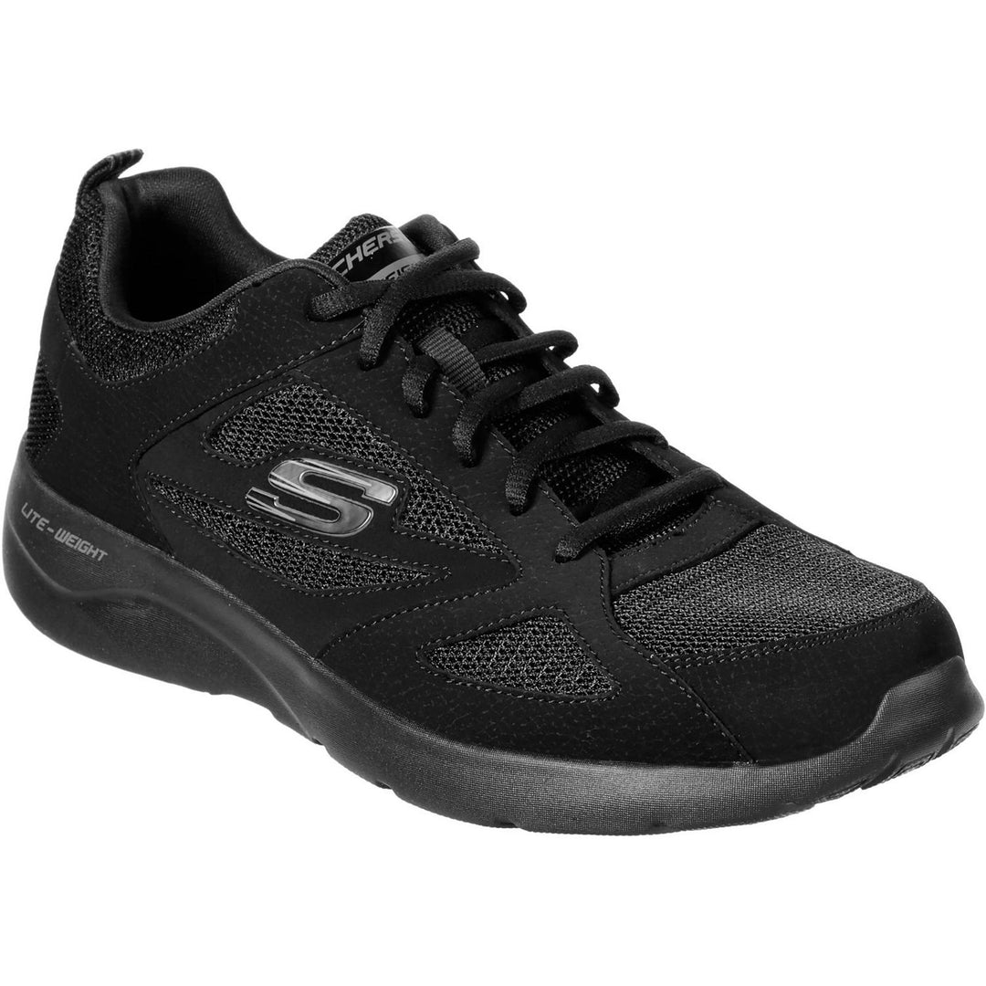 Dynamight 2.0 Lace Up Memory Foam Trainer Black