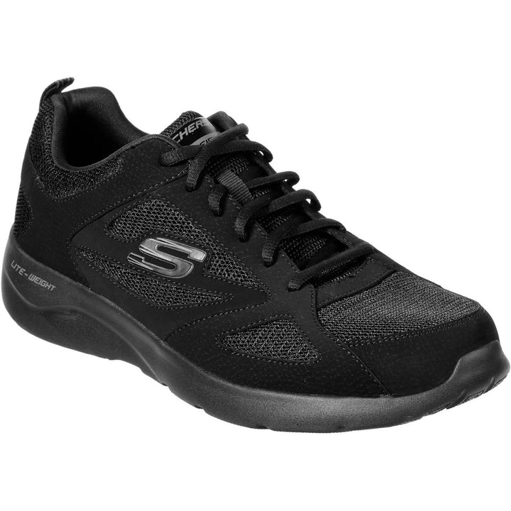 Dynamight 2.0 Lace Up Memory Foam Trainer Black