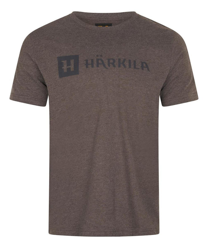 Harkila Härkila Identity S/S t-shirt Brown melange