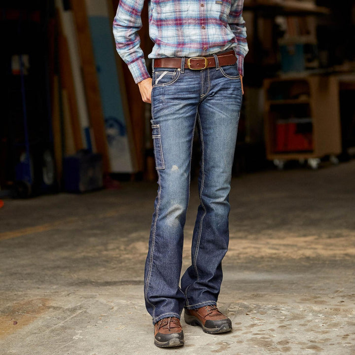Ariat Ladies Rebar MR DuraStretch Riveter Straight Jean – view 3