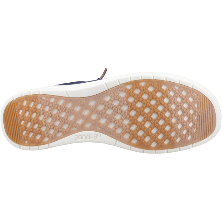 HEYDUDE Paul Canvas Shoes Navy Blazer