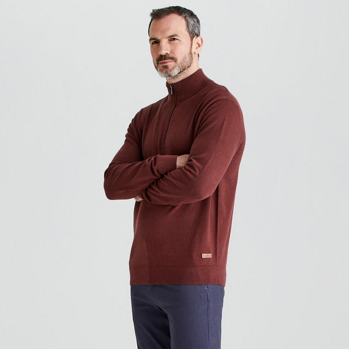 Ridgeline Mens Hartland 1/4 Zip Knit