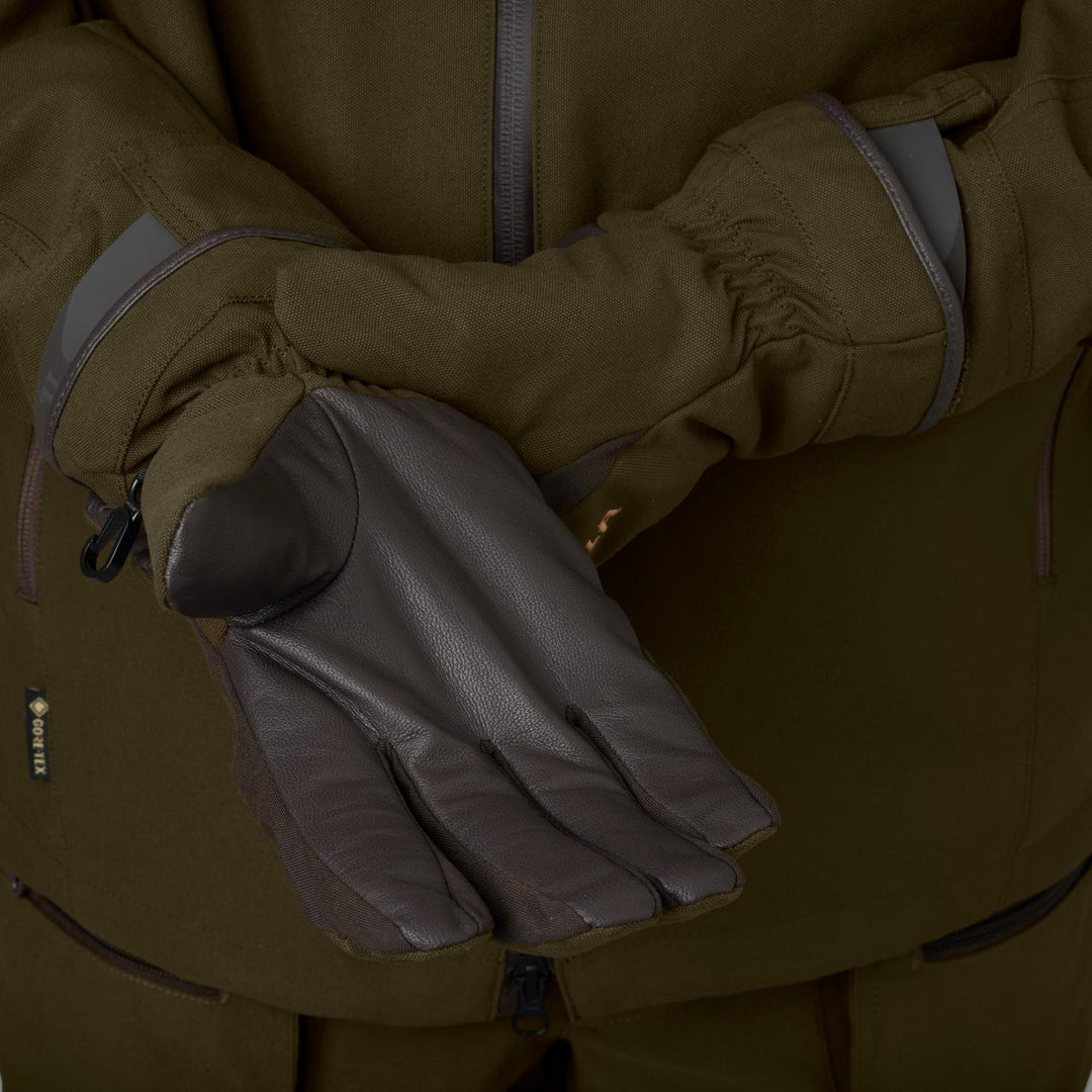 Härkila Pro Hunter GTX Gloves Willow Green/Shadow Brown – view 5