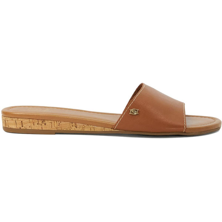 Dune Lino Sandal Tan