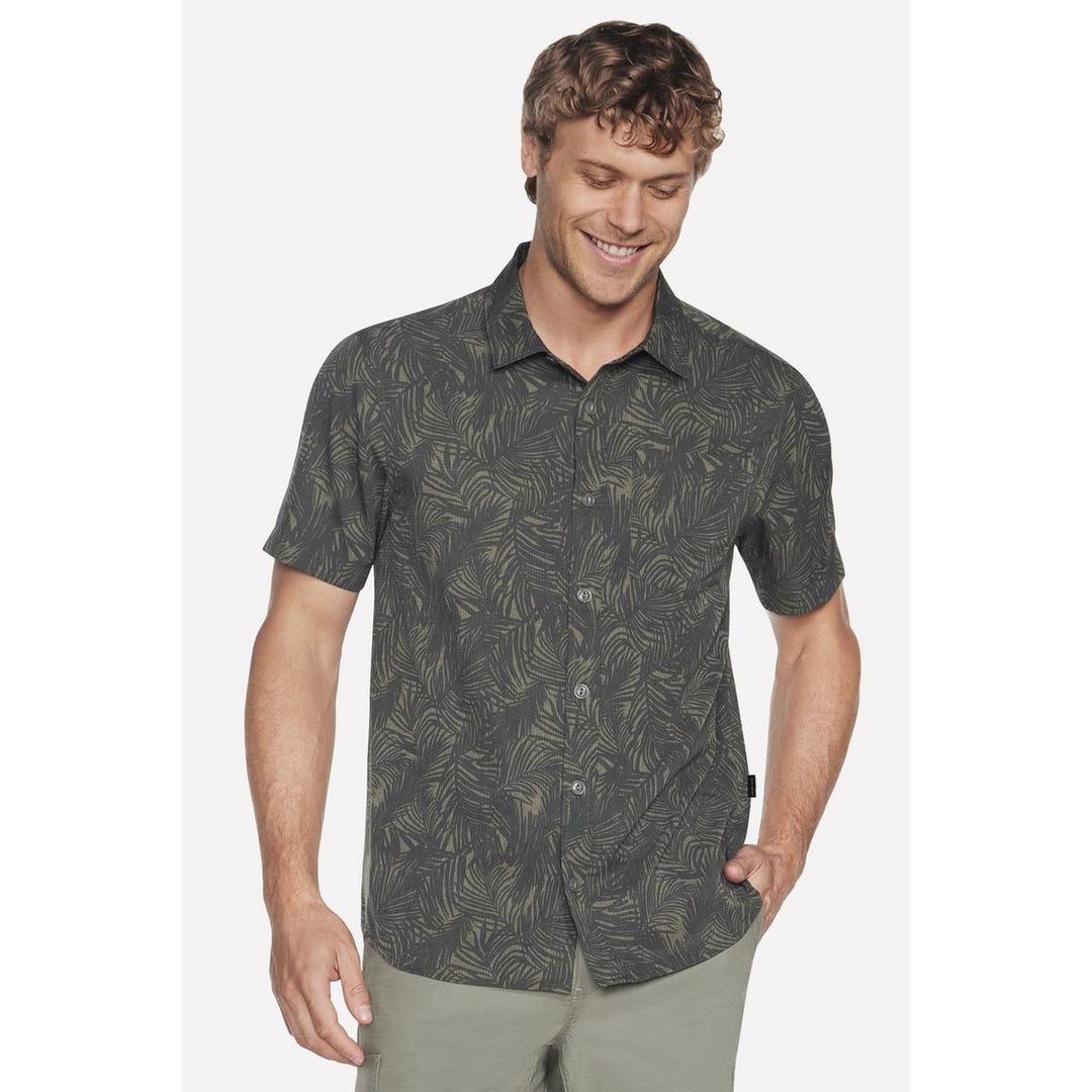 Skechers Performance GO WALK Air Printed Short Sleeve Shirt White