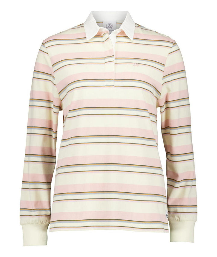 Swanndri Women's Massey Striped Long Sleeve Rugby Top