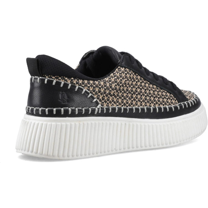 Haisley Woven Trainer Black