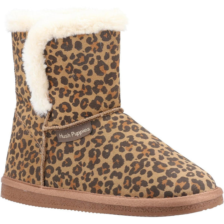 Hush Puppies Ashleigh Slipper Bootie Leopard