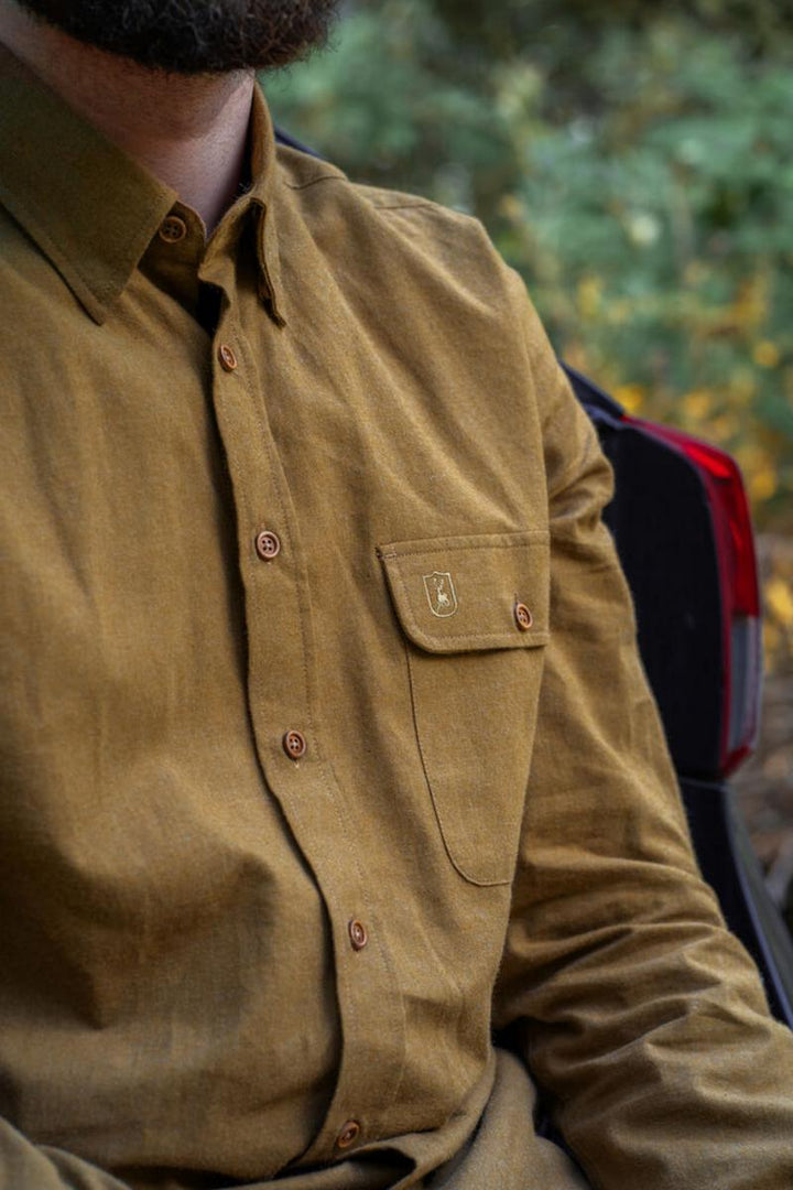 Deerhunter Liam Shirt Ocher Brown