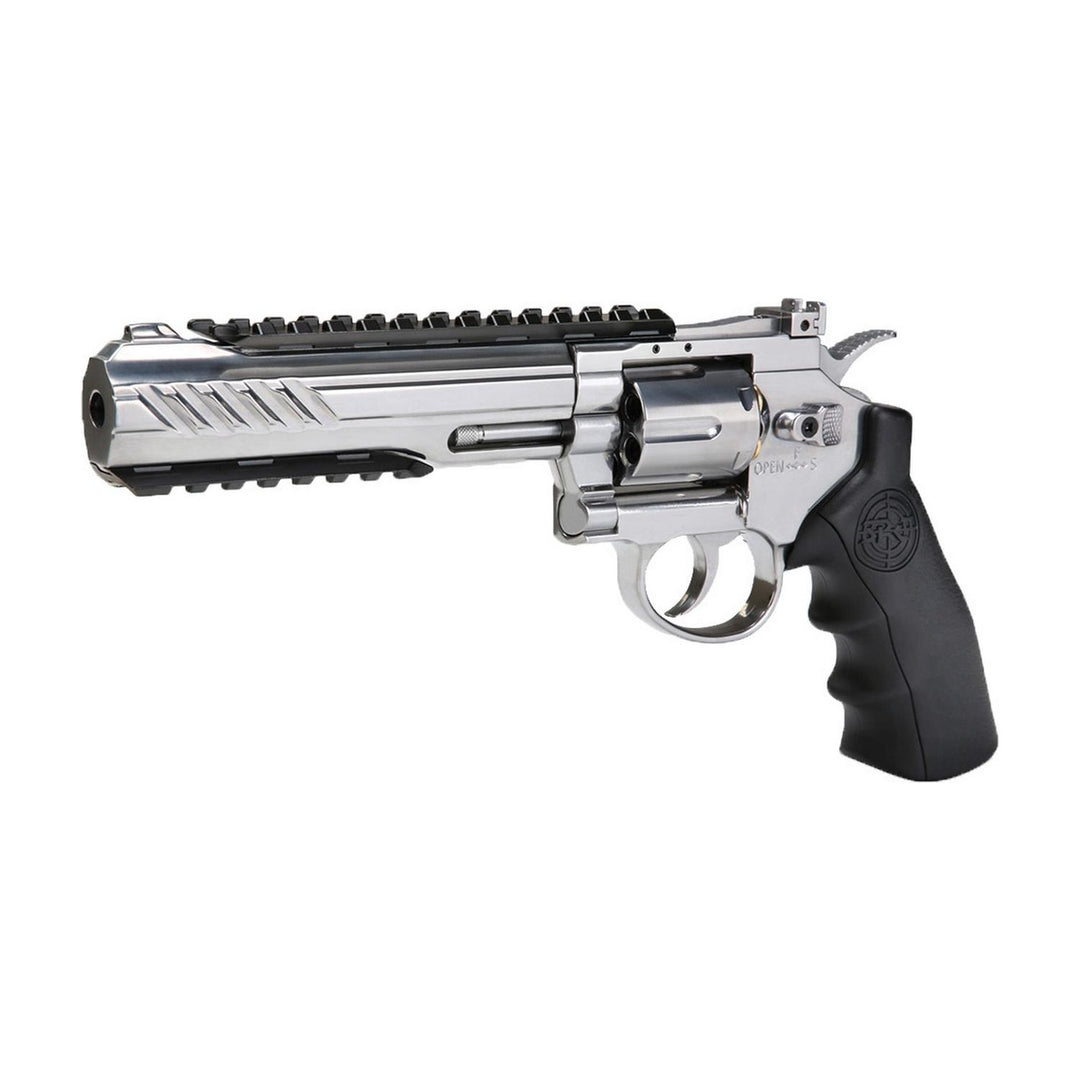 KROWN 19081-S KL Herc 6in Silver Dual Ammo Revolver